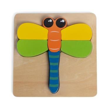 Imagem de PIMPOLHO Quebra-Cabeça de Madeira para Crianças, Unissex, Acima de 2 Anos Montessori (Libélula)
