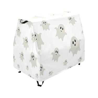 Imagem de Qilmy Cute Boo Kids Water Table Cover, Duty Waterproof Patio Table Covers for Outdoor Toddler Splash Tables, UV Resistant & Dustproof Play Table Protector, Cover Only