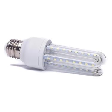 Imagem de Lâmpada LED 9W Bivolt E27, Luz Branca, Material Plástico e Metal, 12cm x 5.2cm x 4cm, Base E27, Economia de Energia 80%