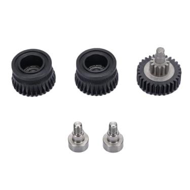 Imagem de Hilitand Kit de Engrenagens de Extrusora, Kit de Engrenagens de Rolamento Duplo Com Revestimento DLC de Aço Endurecido Com Propriedades Antiferrugem e Lubrificantes, para K1 K1 Máximo