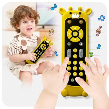 Imagem de Brinquedo de controle remoto para bebês KIRALUMI com capa de silicone 