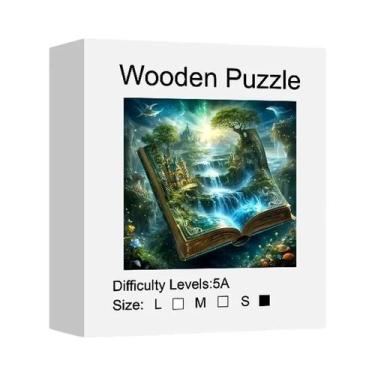 Imagem de Quebra-Cabeça De Madeira De Alta Dificuldade Para Adultos Floresta Mág