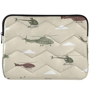 Imagem de Capa protetora para laptop de avião de helicóptero, capa protetora para laptop, capa para notebook universal, 13-14 polegadas