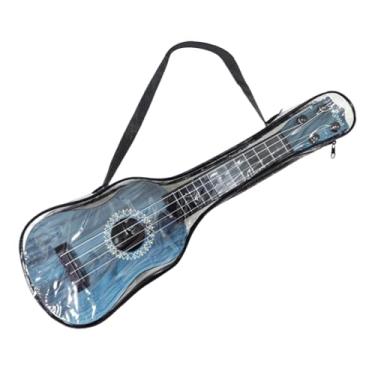 Imagem de TTETTZ Ukulele infantil de 42 cm com estojo, 4 cordas, brinquedo musical para meninas e meninos em idade pré-escolar, Azul
