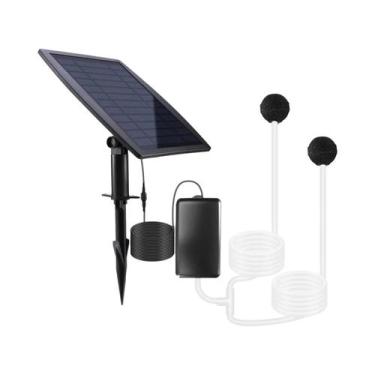 Imagem de Bomba De Oxigênio Solar Com Bateria De 2200mAh, Aerador De Baixo Ruído