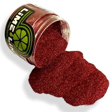 Imagem de LiME LiNE Aditivo de tinta em flocos de metal pulverizável: Glitter resistente a solventes para pintura automotiva personalizada (vermelho)