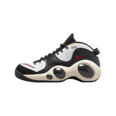 Imagem de Nike Tênis masculino Air Zoom Flight 95, Branco/laranja total/leite de coco/vermelho universitário, 9
