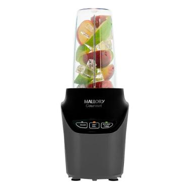 Imagem de Super Liquidificador e Processador Mallory Gourmet Preto e Chumbo 220v