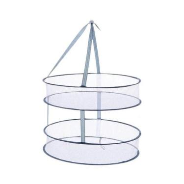 Imagem de Varal De Chão Dobrável Em Tela Para Secagem Interna E Externa De Roupa