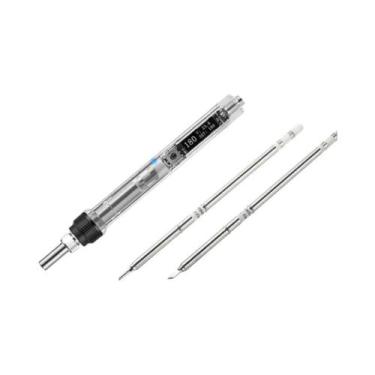 Imagem de Ferro De Solda Mini T12 Com Temperatura Ajustável 72W DC 12-24V Ferram