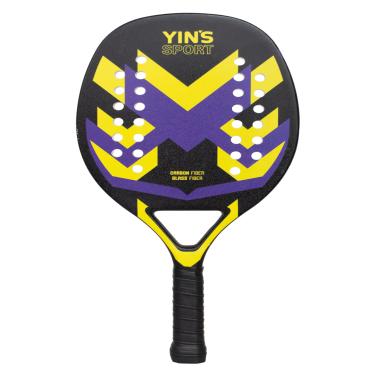 Imagem de RAQUETE SEMI PRO BEACH TENNIS ROXO CARBONO E FIBRA DE VIDRO