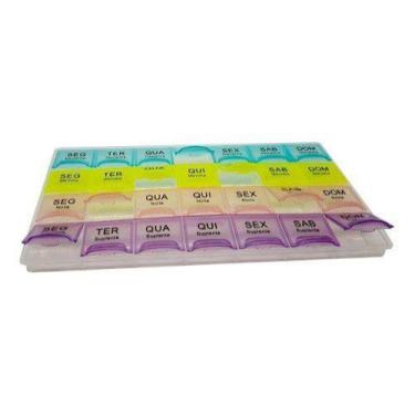 Imagem de Porta Comprimidos Organizador 28 - CONNECTCELL