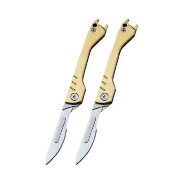 Imagem de Canivete De Bolso De Aço Inoxidável Com 9 Lâminas, Dobrável, Afiado, P