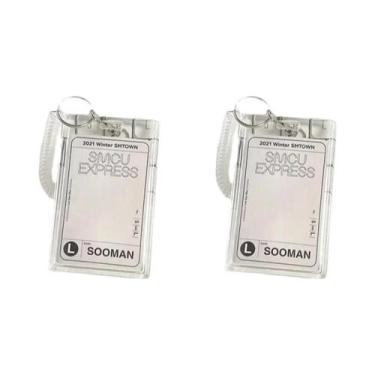 Imagem de Suporte Protetor Transparente De Acrílico Para Cartão De Identificação