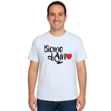 Imagem de Camiseta Biomedicina Microscópio Universitária Personalizada - Use P4,