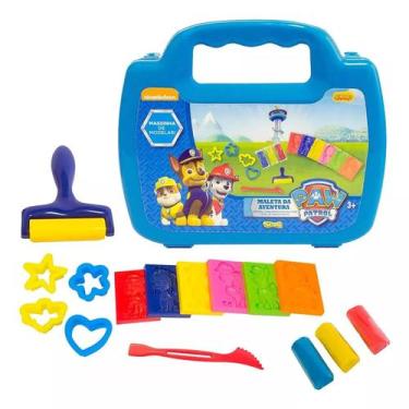Imagem de Brinquedo Patrulha Canina Maleta De Massinhas Com Formas E Acessórios 