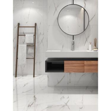 Imagem de Porcelanato 71x71cm Viarosa Retificado Ptr71015 Calacata Gold