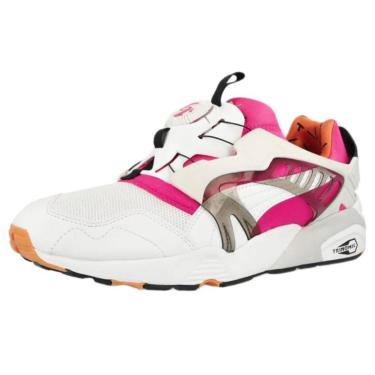 Imagem de Tênis Puma Disc Blaze OG Branco e Rosa-Unissex