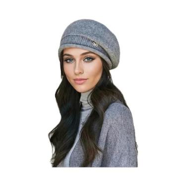 Imagem de Chapéu Feminino Quente Multifuncional Para Outono E Inverno, Design Cl