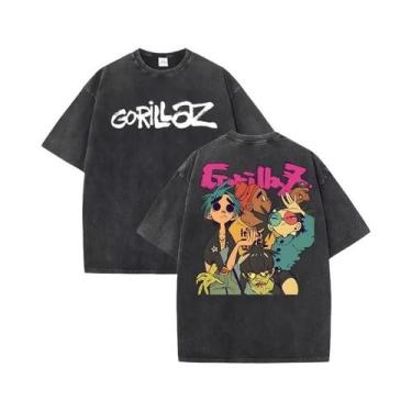 Imagem de Camiseta Unissex De Verão Com Manga Curta E Gola Redonda Com Estampa G