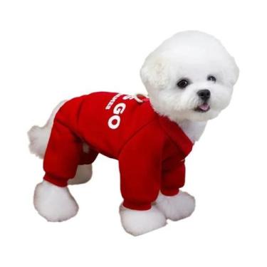 Imagem de Casaco Quente De Inverno Para Cães Pequenos E Médios, Roupa Com Capuz 