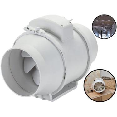 Imagem de Exaustor Axial Ventilador In-Line Turbo 150mm Residencial Industrial 6