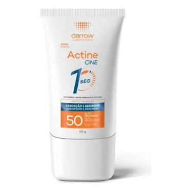 Imagem de Darrow Actine One Protetor Solar Facial Sem Cor FPS50 40g, P - Congrat