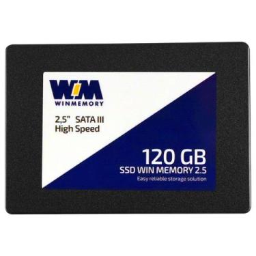 Imagem de Ssd Winmemory 120gb Sata3 2.5 7mm Leitura 520mb/s Gravação 420mb/s - H