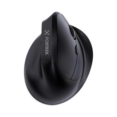 Imagem de Mouse Vertical Sem Fio Ergonômico Fortrek MERG15 Preto