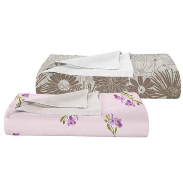 Imagem de Kit 2 Colchas Solteiro Teka Allegro Plus 90 fios 150x230 cm
