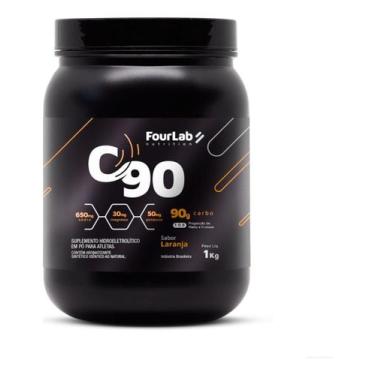 Imagem de C90 Intra Treino Fourlab 1kg Sabor Laranja Com Maltodextrina Sabor:Lar