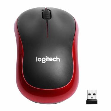 Imagem de Mouse Sem Fio Logitech M185 - Receptor USB, Compatível com MacOS, Wind