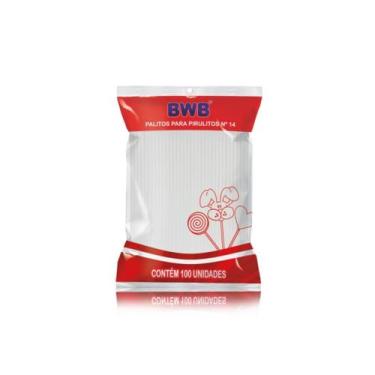 Imagem de Palitos Para Pirulito BWB Médio Branco N 14 Cm C/ 4000 Un Bwb - TAMARO