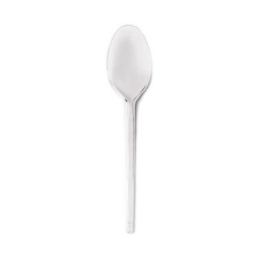 Imagem de Colher Refeição Reforçado Cristal 1000 Unidades - STRAWPLAST
