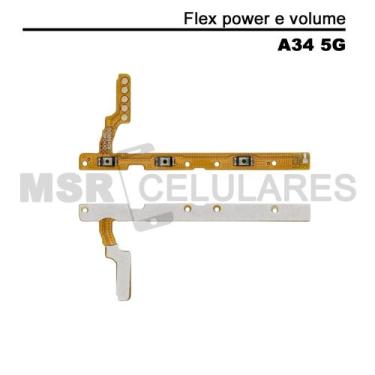 Imagem de Flex power e volume celular SAMSUNG modelo A34 5G