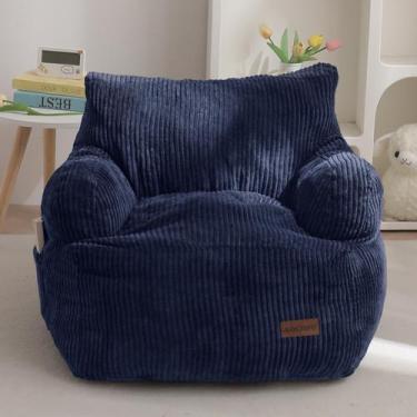Imagem de Cadeira infantil Bean Bag MAXYOYO Navy 65x58x55 cm, bolso