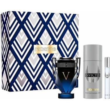 Imagem de Kit invictus victory elixir parfum intense 100ml + deo 150ml + travel 