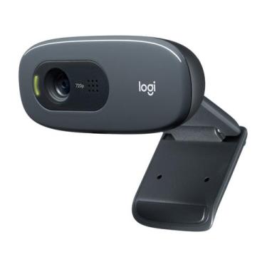 Imagem de Webcam Logitech C270 HD 720p Microfone com Redução de Ruído USB, Preto