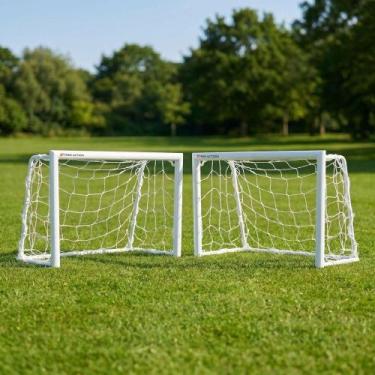Imagem de Kit 02 Mini Trave De Futebol Em Aço 90 x 60 x 40 Cm Free Action Show D