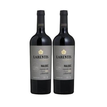 Imagem de Kit 2 Un Vinho Larentis Reserva Malbec 750 ml