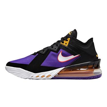 Imagem de Nike Lebron XVIII Low ACG Terra Preto/Branco-Roxo (CV7562 003) -, Preto/branco-roxo fererce, 8
