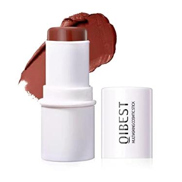 Imagem de MEICOLY Multi Stick Trio, maquiagem em bastão de blush facial, efeito de blush, cor natural, fosco, leve, à prova d'água, para bochechas, lábios e olhos, 7 g, 05 Blush