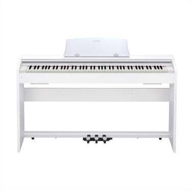 Imagem de Piano Digital Casio PX-770 WE 88 Teclas Com Estante Branco
