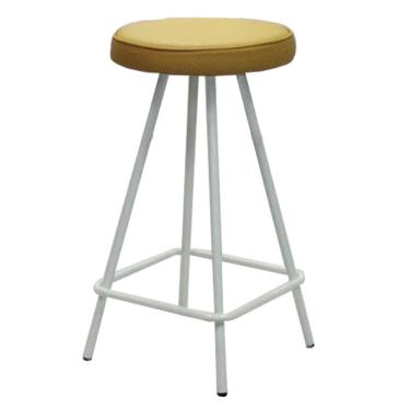 Imagem de Banco Friends Branco/Mostarda - Overseas