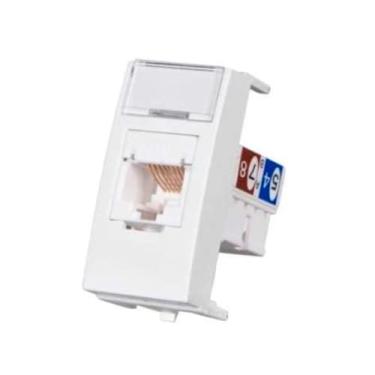 Imagem de Tomada rede RJ45 Clean Branco Fosco Margirius