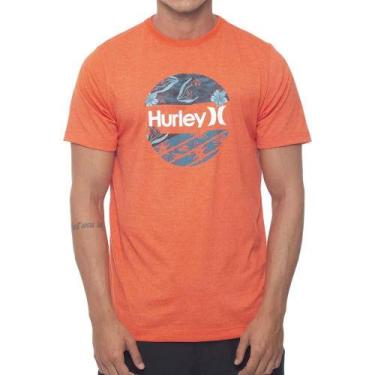 Imagem de Camiseta Hurley Garden Masculina Vermelho Mescla