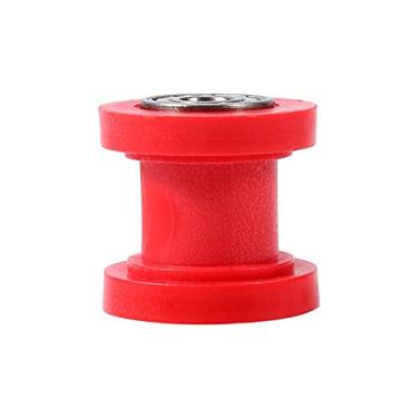 Imagem de Para tensor de corrente para mini bicicleta Senyar 10 mm rolo de corrente, guia de roda deslizante guia de roda pit Dirt Mini Bike Moto(vermelho)