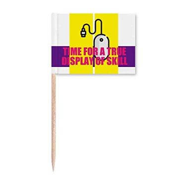 Imagem de Time For A True Display Of Skill Palito de Dente, Marcador, Decoração de Festa