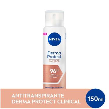 Imagem de Desodorante Nivea Clinical Derma Protect Feminino Aerosol Antitranspirante 150ml 150ml