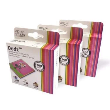 Imagem de Adesivo Dupla Face Dodz 3 D Grande Extra Forte 100 Adesivos